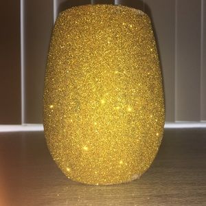 Handmade gold wine glass